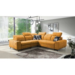 Ascot III Corner Sofa with Sleeping Function, USB Port, and Headrests | Your Classy Furniture