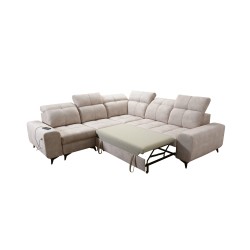 Ascot III Corner Sofa with Sleeping Function, USB Port, and Headrests | Your Classy Furniture