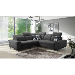 Ascot III Corner Sofa with Sleeping Function, USB Port, and Headrests | Your Classy Furniture