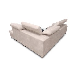 Esquina Ascot VII con función de cama, puerto USB, reposacabezas ajustables: sofisticación y confort en uno.