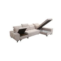 Ascot XII Corner Sofa with Sleeping Function - Comfort and Functionality in One