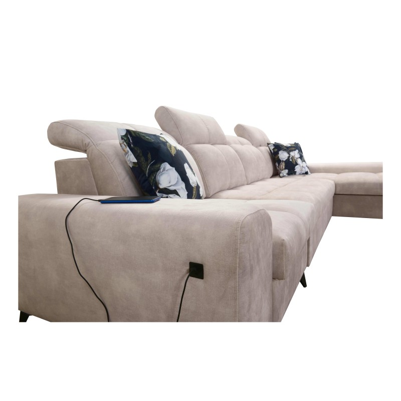 Ascot XII Corner Sofa with Sleeping Function - Comfort and Functionality in One