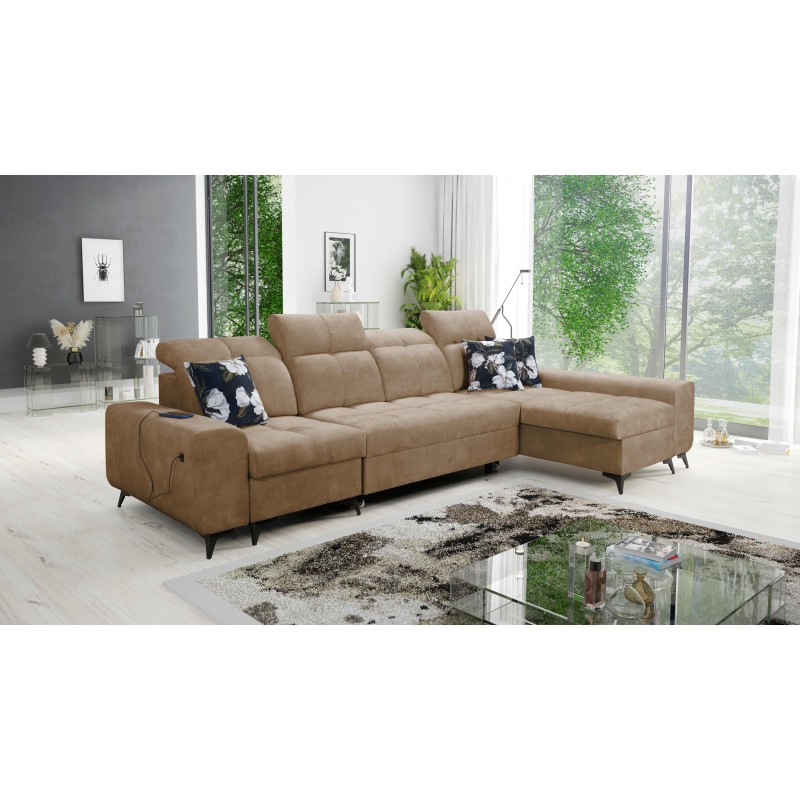 Ascot XII Corner Sofa with Sleeping Function - Comfort and Functionality in One