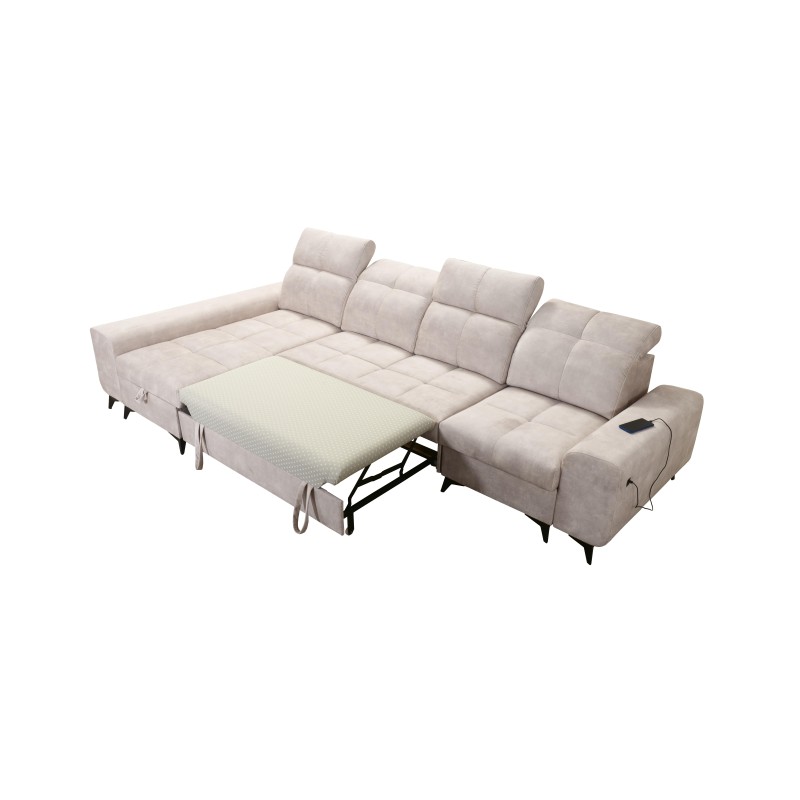 Ascot XII Corner Sofa with Sleeping Function - Comfort and Functionality in One