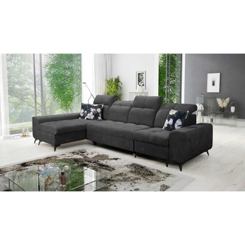 Ascot XII Corner Sofa with Sleeping Function - Comfort and Functionality in One