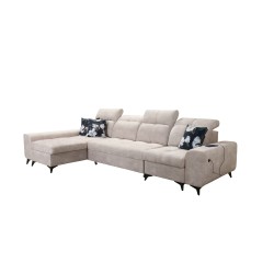 Ascot XII Corner Sofa with Sleeping Function - Comfort and Functionality in One