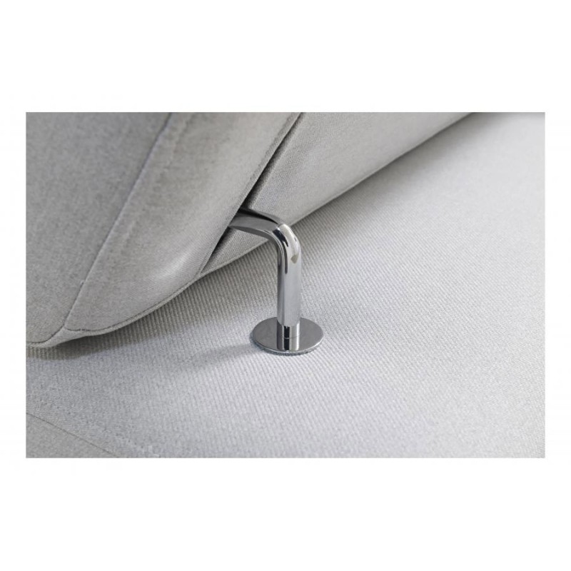 Napoli I Mini Corner Sofa with Sleeping Function and Bar - Woven Fabric, Sawana 96 + Eco-leather + Eco-leather