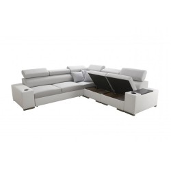 Napoli III Corner Sofa with Sleeping Function | Luxurious Corner Sofa with Opening Bar