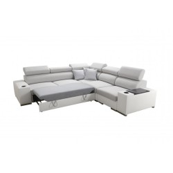 Napoli III Corner Sofa with Sleeping Function | Luxurious Corner Sofa with Opening Bar