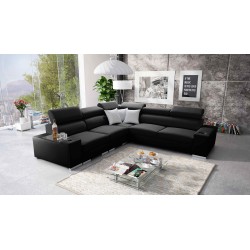 Napoli III Corner Sofa with Sleeping Function | Luxurious Corner Sofa with Opening Bar