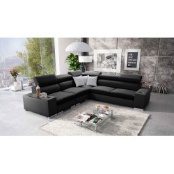 Napoli III Corner Sofa with Sleeping Function | Luxurious Corner Sofa with Opening Bar