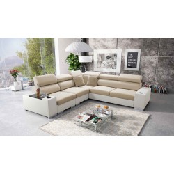 Napoli III Corner Sofa with Sleeping Function | Luxurious Corner Sofa with Opening Bar