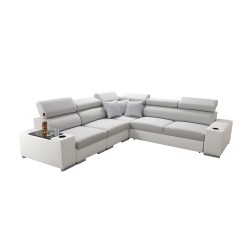 Napoli III Corner Sofa with Sleeping Function | Luxurious Corner Sofa with Opening Bar