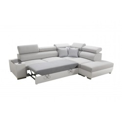 Napoli III corner sofa with sleeping function - elegance and functionality in one