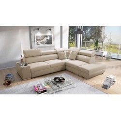 Napoli III corner sofa with sleeping function - elegance and functionality in one