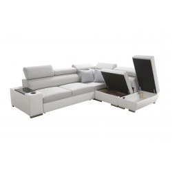 Napoli III corner sofa with sleeping function - elegance and functionality in one