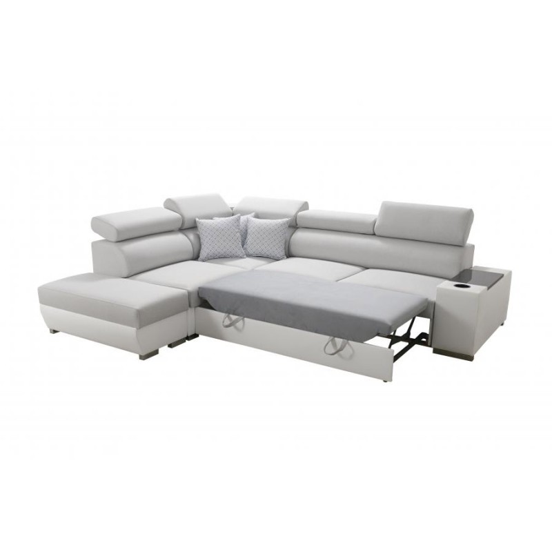 Napoli III corner sofa with sleeping function - elegance and functionality in one