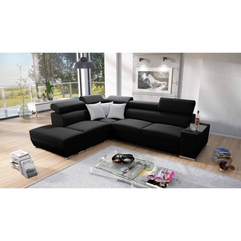 Napoli III corner sofa with sleeping function - elegance and functionality in one