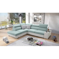 Napoli III corner sofa with sleeping function - elegance and functionality in one