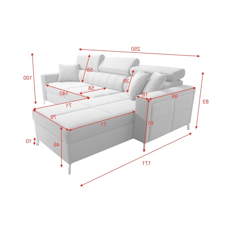 Oslo I Mini Corner Sofa with Sleeping Function - Comfort and Style in One! | [Twoja Nazwa Firmy]