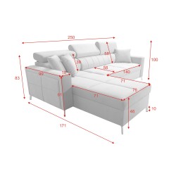Oslo I Mini Ecksofa mit Schlaffunktion - Komfort und Stil in einem! | [Twoja Nazwa Firmy]