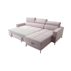 Esquina Oslo I Maxi con función para dormir Velvet, Jaguar 2181 | Fantástico confort y estilo en tu hogar