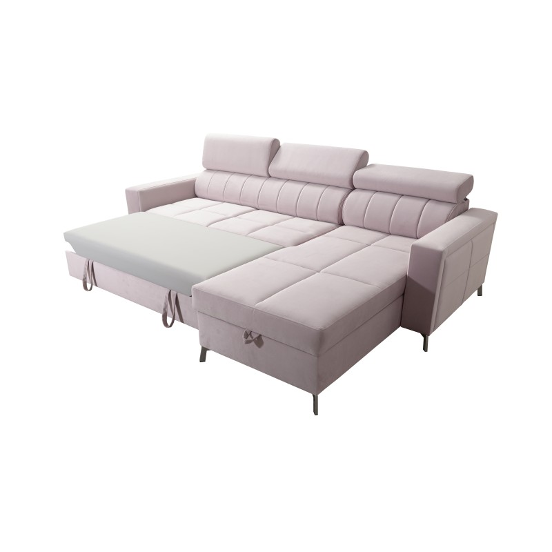 Oslo I Maxi Ecksofa mit Schlaffunktion Velvet, Jaguar 2185 | Fantastischer Komfort und Stil in Ihrem Zuhause