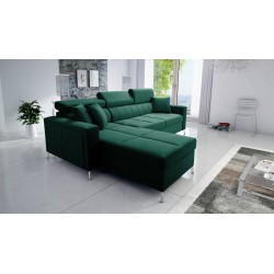 Oslo I Maxi Ecksofa mit Schlaffunktion Velvet, Jaguar 2185 | Fantastischer Komfort und Stil in Ihrem Zuhause