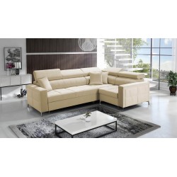 Кутовий диван Oslo II з функцією сну та ящиком для білизни Velvet, Jaguar 2162 | Комфорт і функціональність на найвищому рівні