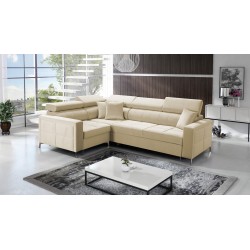 Oslo II Corner Sofa with Sleeping Function and Velvet Bedding Storage, Jaguar 2162 | Comfort and Functionality at the Highest Le