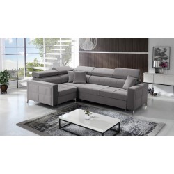 Ecksofa Oslo II mit Schlaffunktion und Bettkasten Velvet, Jaguar 2167 | Komfort und Funktionalität auf höchstem Niveau