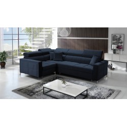 Ecksofa Oslo II mit Schlaffunktion und Bettkasten Velvet, Jaguar 2186 | Komfort und Funktionalität auf höchstem Niveau
