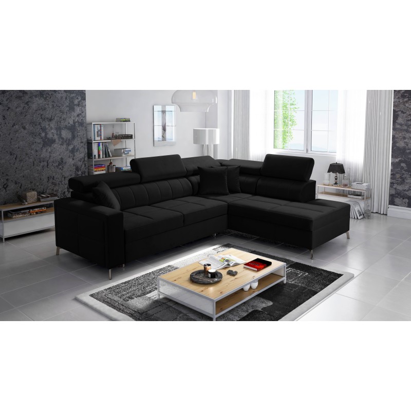 Oslo III maxi corner sofa with sleeping function – elegant and functional furniture | [Your Company]