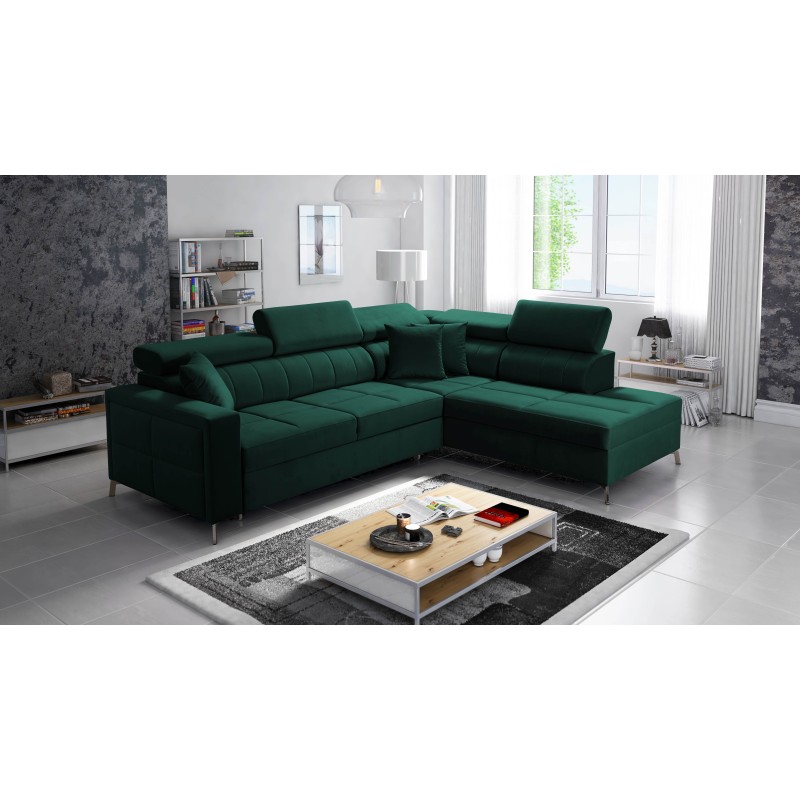 Oslo III maxi corner sofa with sleeping function – elegant and functional furniture | [Your Company]
