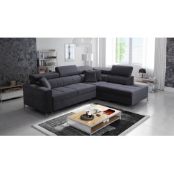 Sofá esquinero Oslo III maxi con función para dormir: un mueble elegante y funcional | [Twoja Firma]