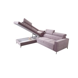 Sofá esquinero Oslo III maxi con función para dormir: un mueble elegante y funcional | [Twoja Firma]