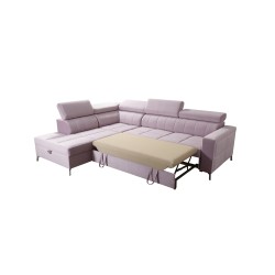 Sofá esquinero Oslo III maxi con función para dormir: un mueble elegante y funcional | [Twoja Firma]