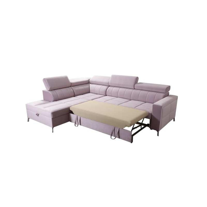 Sofá esquinero Oslo III maxi con función para dormir: un mueble elegante y funcional | [Twoja Firma]