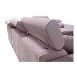 Sofá esquinero Oslo IV con función de cama y compartimento para ropa de cama Velvet, Jaguar 2177