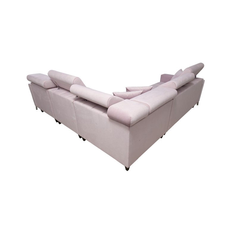 Кутовий диван Oslo IV з функцією сну та ящиком для білизни Velvet, Jaguar 2191