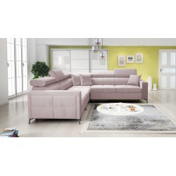 Esquina Oslo IV con función de cama y cajón para ropa de cama Velvet, Jaguar 2170