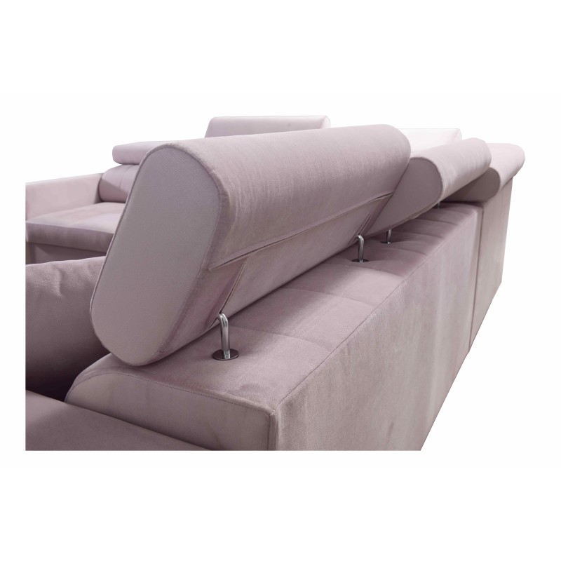 Esquina Oslo IV con función de cama y cajón para ropa de cama Velvet, Jaguar 2170