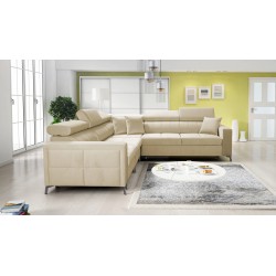 Esquina Oslo IV con función de cama y contenedor para ropa de cama Velvet, Jaguar 2162