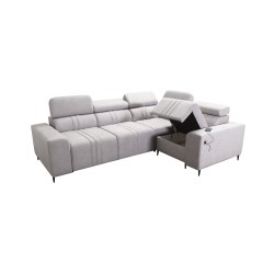 Sofá esquinero Verona II con función de cama: elegancia y funcionalidad en uno.