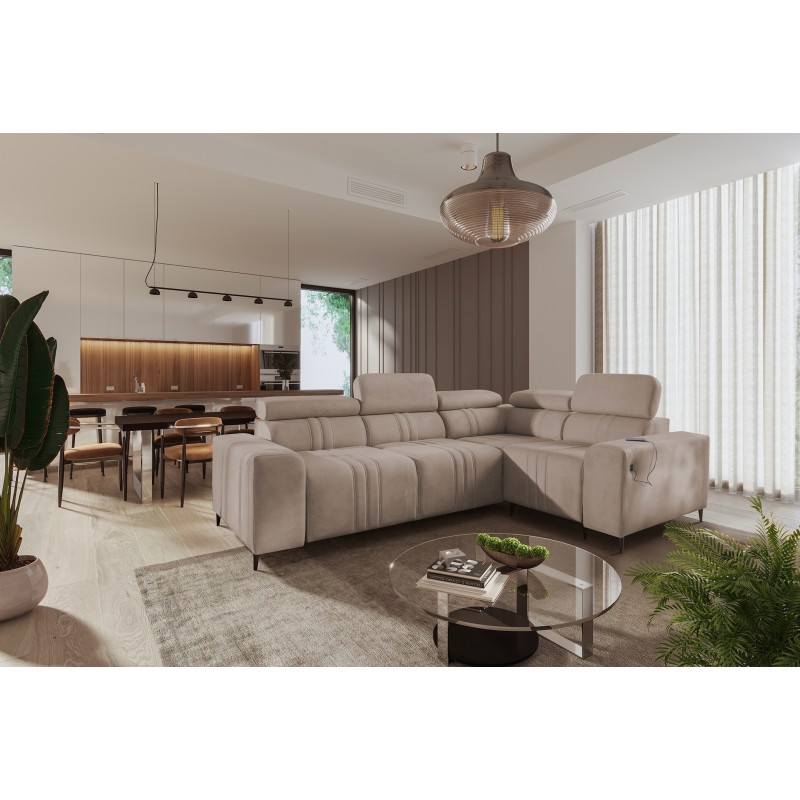 Verona II corner sofa with a sleeping function - elegance and functionality in one