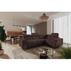 Sofá esquinero Verona II con función de cama: elegancia y funcionalidad en uno.