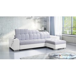 Prisma I Ecksofa mit Schlaffunktion und USB-Anschluss - Komfort und Eleganz in einem.