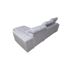 Sofá esquinero Prisma I con función de cama y puerto USB: comodidad y elegancia en uno.