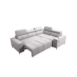 Sofá esquinero Verona II con función de cama: elegancia y funcionalidad en uno.