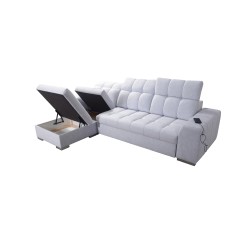 Prisma I Ecksofa mit Schlaffunktion und USB-Anschluss - Komfort und Eleganz in einem.